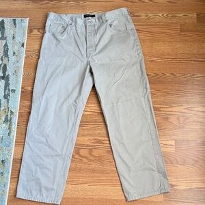 Banana Republic Men's Light Gray Chino Pants